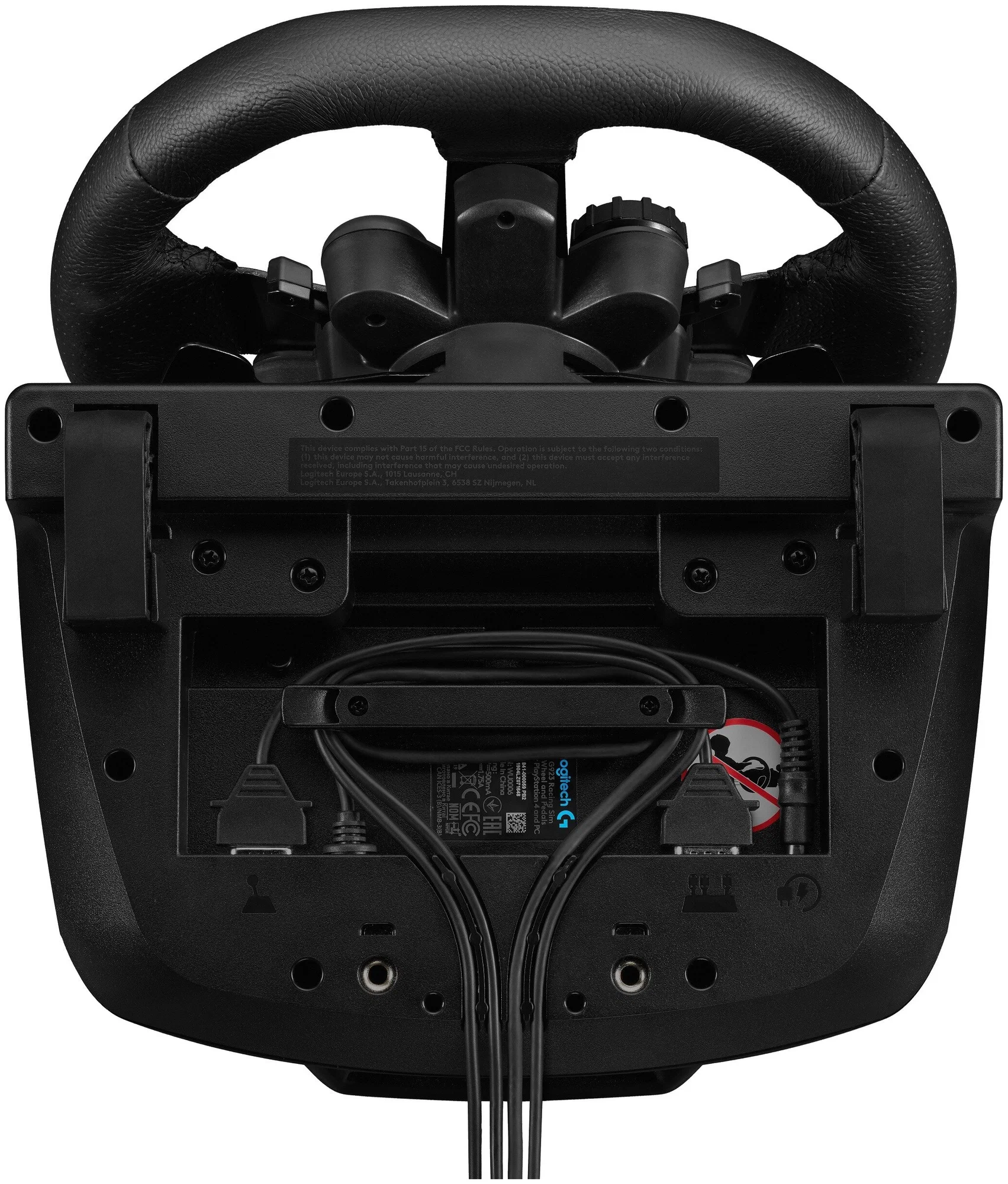 Руль и педали Logitech G923 Trueforce Racing System для PS4 / PS5 Черный