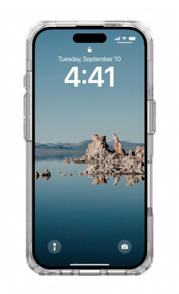 Чехол с поддержкой MAGSAFE Uag Plyo для iPhone 16, Прозрачный/Белый