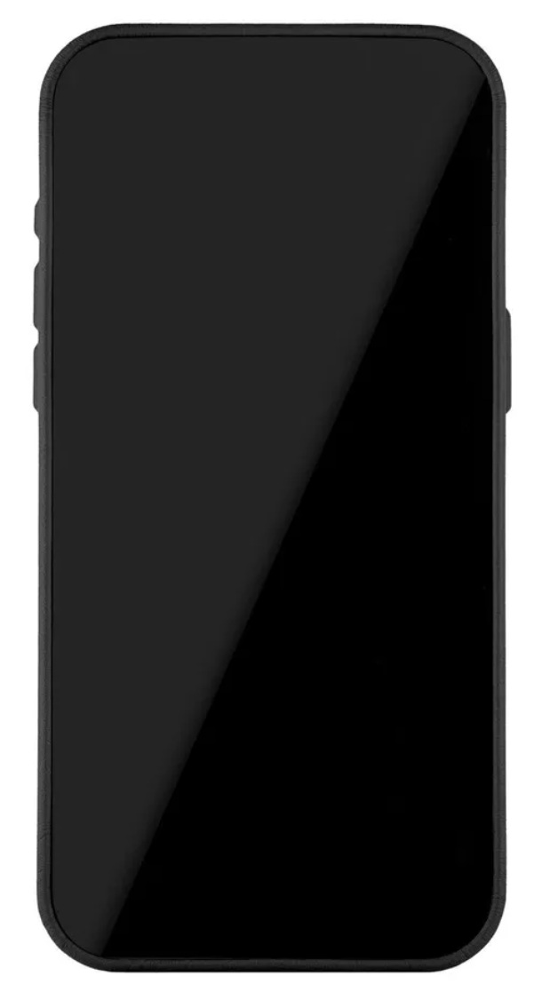 Чехол защитный uBear Capital Case для iPhone 15 Pro Max, натуральная кожа, MagSafe, Черный