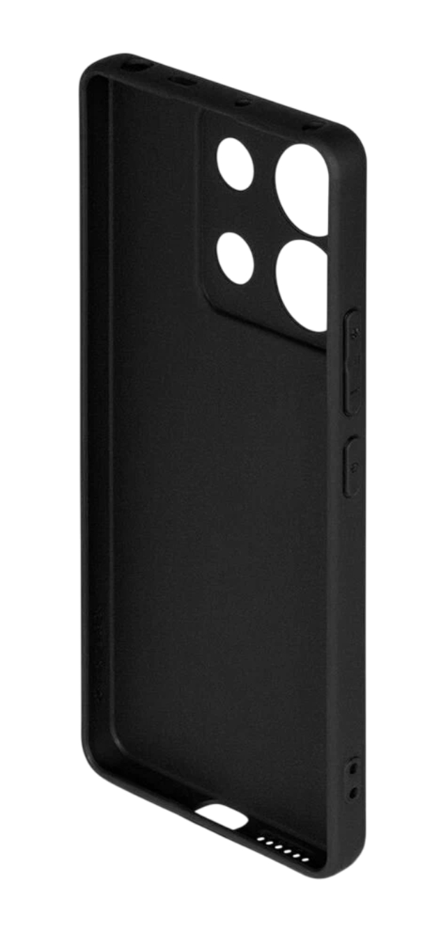 Чехол Silicone Cover для POCO X6 / Redmi Note 13 Pro 5G, Черный