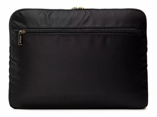 Сумка Guess для ноутбуков 13" Nylon computer sleeve с треугольным металлическим логотипом, Черный