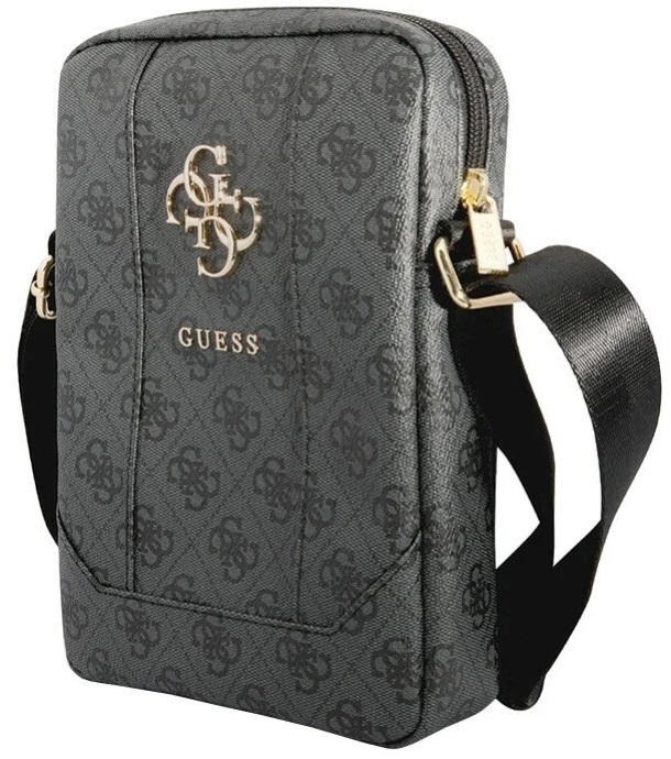 Сумка для планшетов 10" Guess 4G с большим металлическим логотипом, Серая