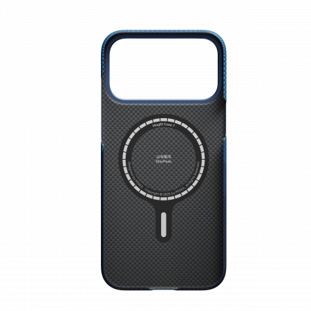 Противоударный чехол Pitaka Aramid ProGuard Case для iPhone 17 Pro, Синий