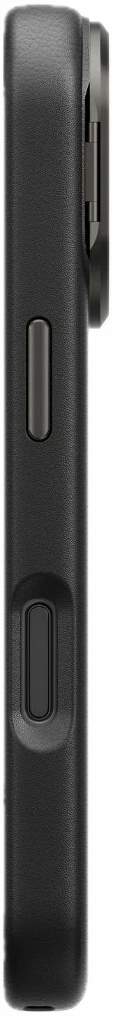 Чехол Uniq для iPhone 17 Pro Max Heldro PRO Leatherette + FlexGrip & Camera stand, MagSafe, Черный