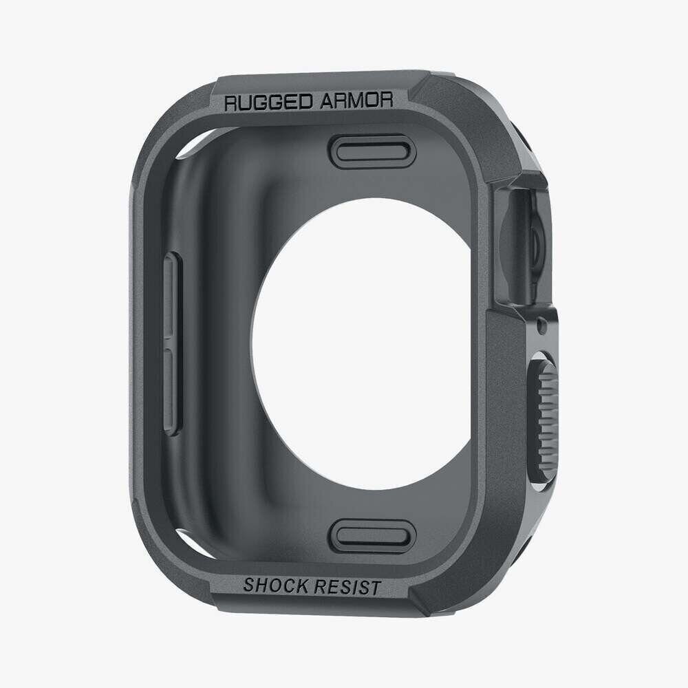 Защитный чехол SPIGEN RUGGED ARMOR для APPLE WATCH 4/5/6/7/8/9/SE, 44/45мм, Темно-серый