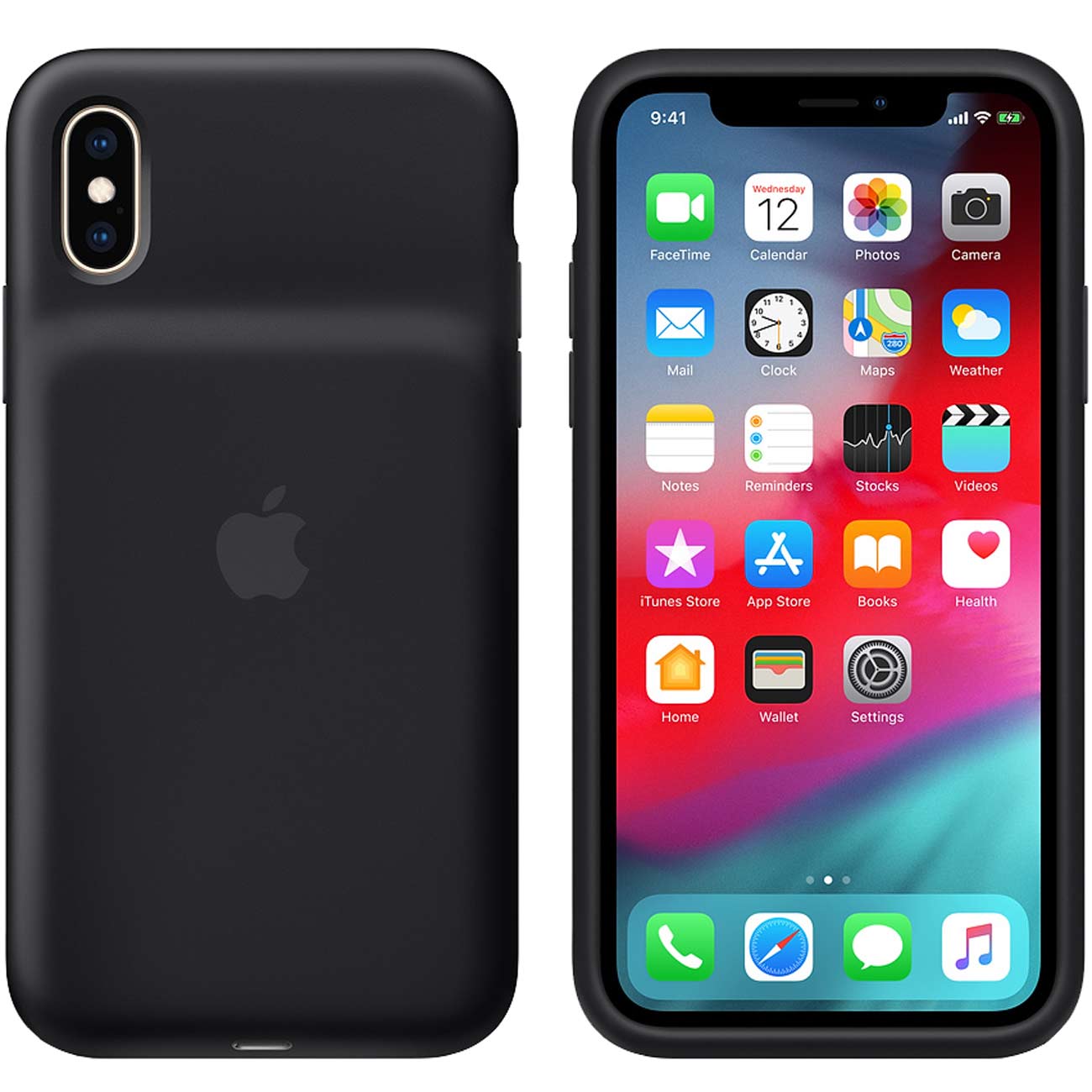 Чехол-аккумулятор Apple Smart Battery для iPhone XS, Чёрный