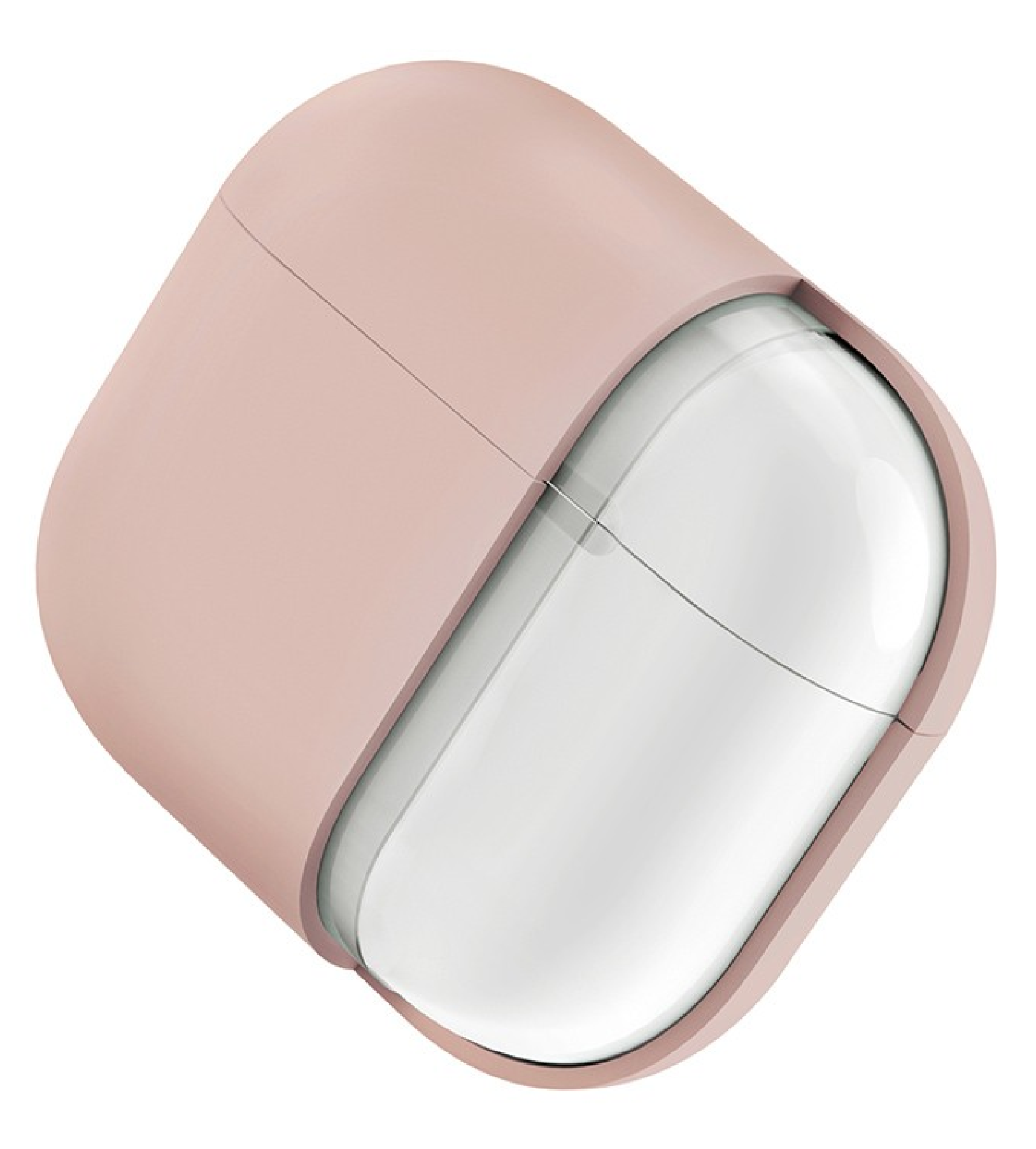 Чехол Uniq LINO Liquid silicone для Airpods 4, Розовый