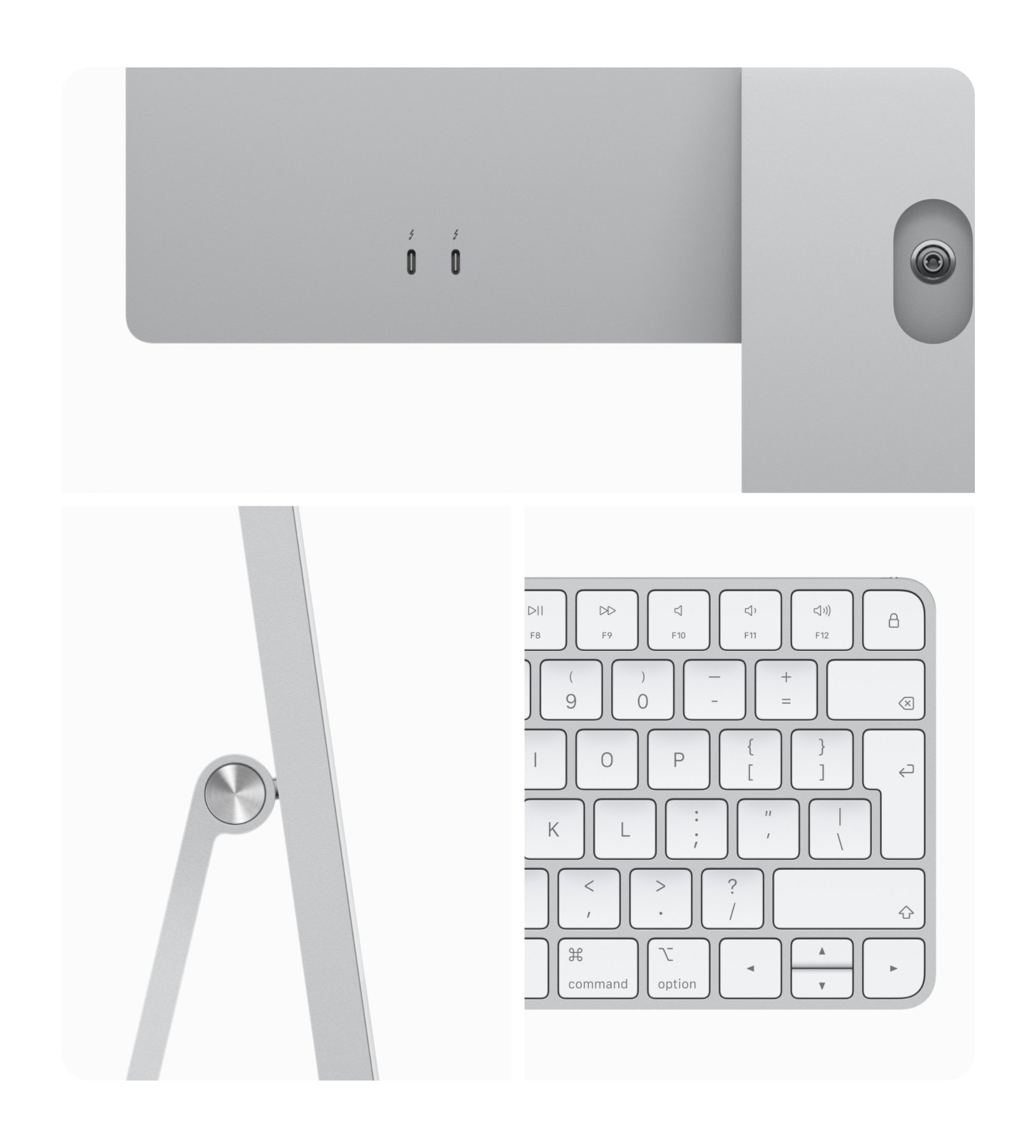 Apple iMac 24", 2021, Retina 4,5K, M1 8Core CPU, 8Core GPU/16Гб/512Гб SSD, Серебристый, Z12R000AS