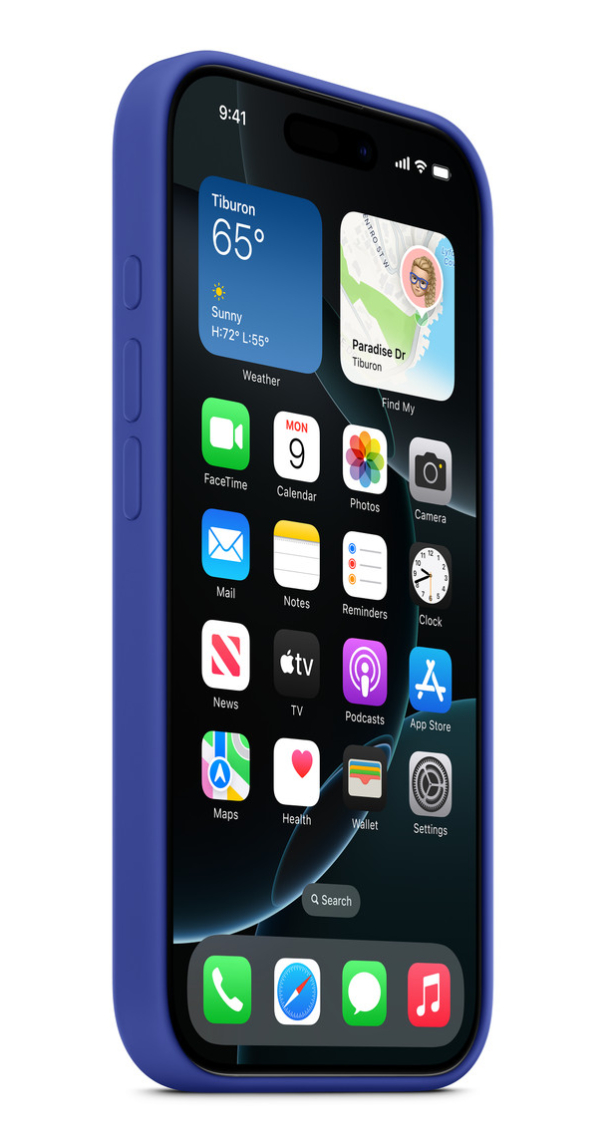 Чехол Оригинальный Силикон MagSafe для iPhone 16 Pro, Ультрамариновый