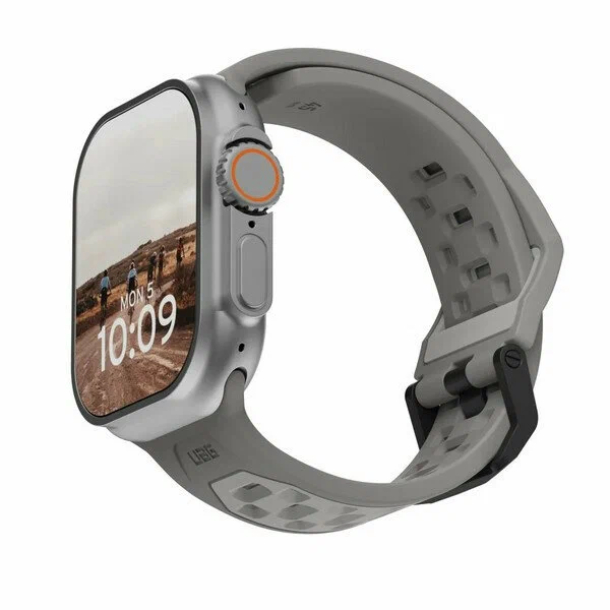 Ремешок силиконовый UAG Civilian Strap для Apple Watch 42/44/45/49мм, Титан