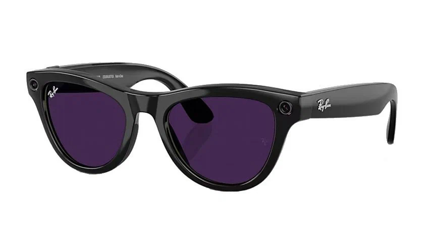 RayBan Meta Skyler RW4010 Shiny Black Amethyst (150 - 52 Size), Черный в Краснодаре