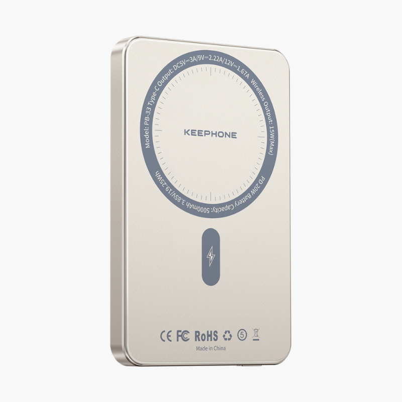 Power Bank Keephone Lucci 5000 мА⋅ч, Титан