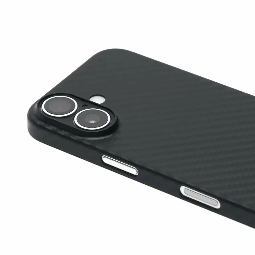 Чехол K-DOO Air Carbon для iPhone 16, Черный