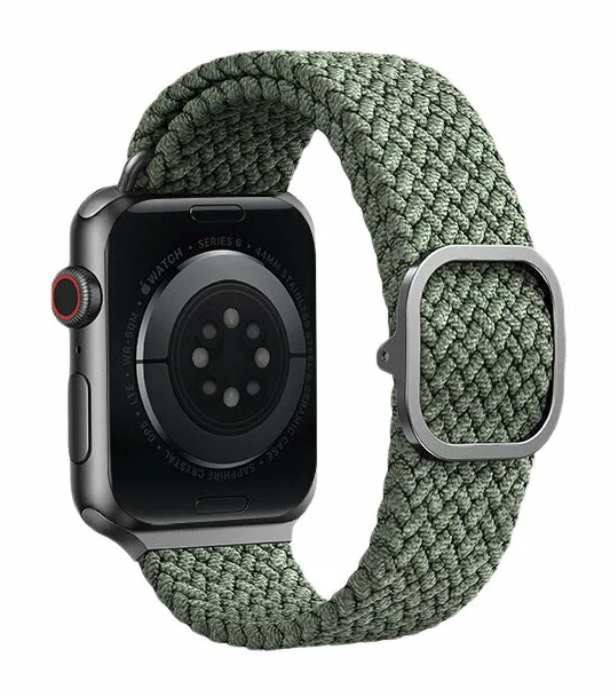 Ремешок Uniq ASPEN Strap Braided для Apple Watch 42/44/45мм, Зеленый