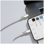 Baseus Cafule Series Metal Data Cable Type-C to Lightning PD 20W, Белый