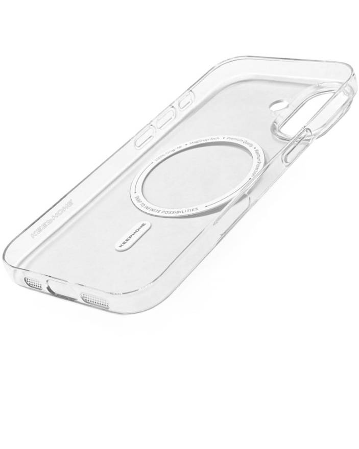 Чехол Keephone X-Crystal iPhone 17, MagSafe, Прозрачный