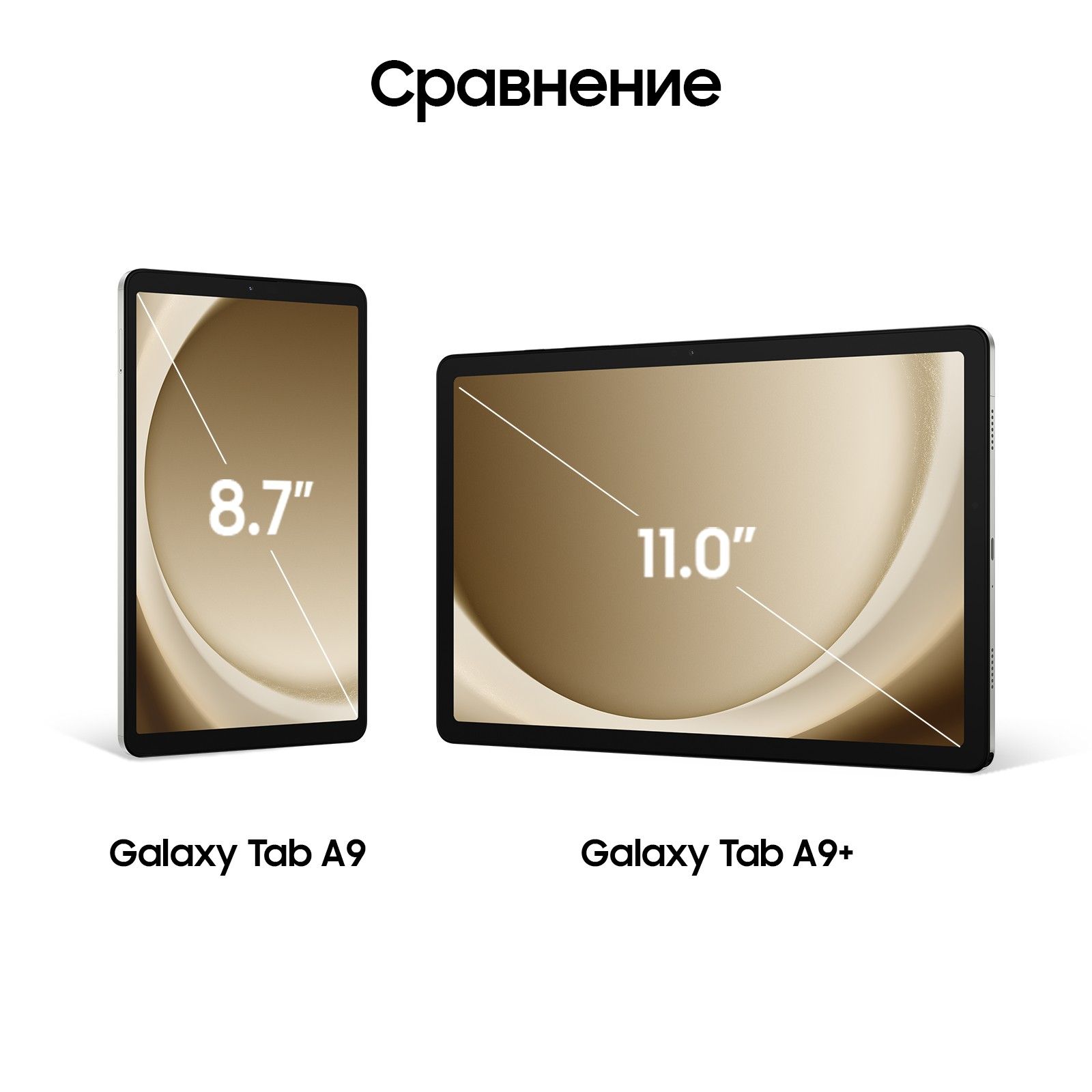 Samsung Galaxy Tab A9+ 11" LTE 64Гб, Серебристый