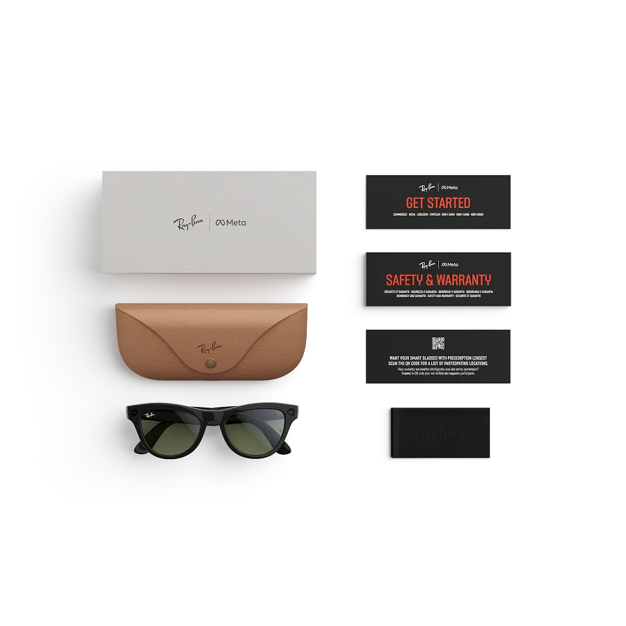 Умные очки RayBan Skyler RW4010 Shiny Black/Green (150 - 52 Size) в Краснодаре