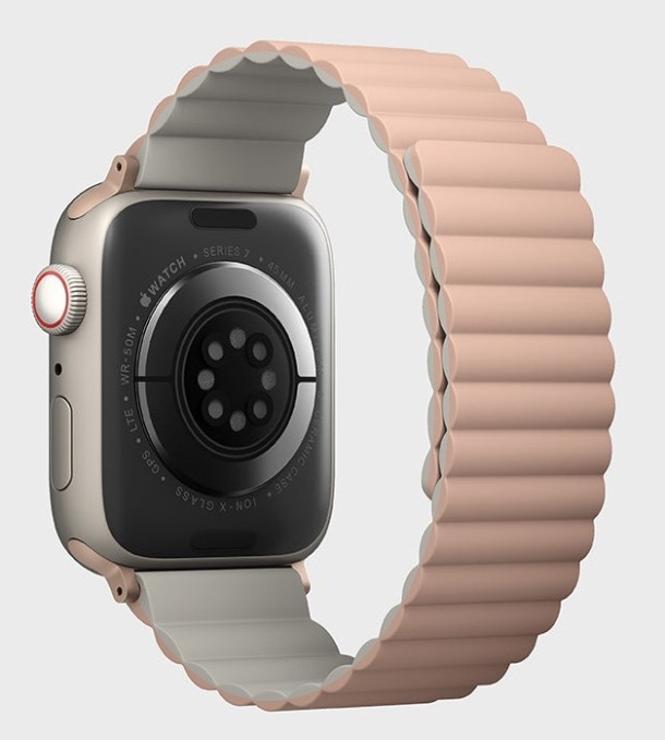 Ремешок Uniq Revix reversible Magnetic Розовый/Бежевый для Apple Watch 38/40/41мм