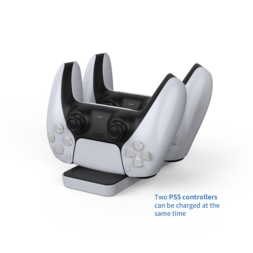 Зарядная станция для Dobe 2-x геймпадов PS5 Dual Sense Charging Dock (TP5-0591)