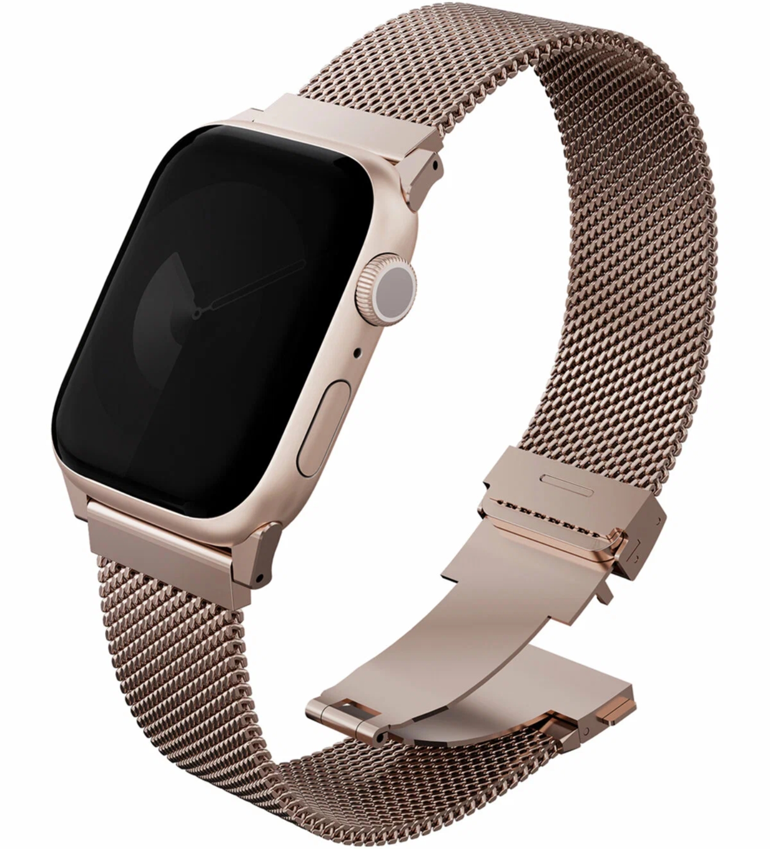 Ремешок Uniq Dante PRO Strap Mesh Steel Metallic Rose для Apple Watch 49/46/45/44 mm