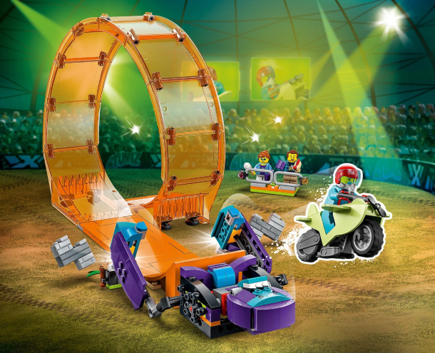 Конструктор LEGO City – Трюковая петля "сокрушительный шимпанзе" в Краснодаре