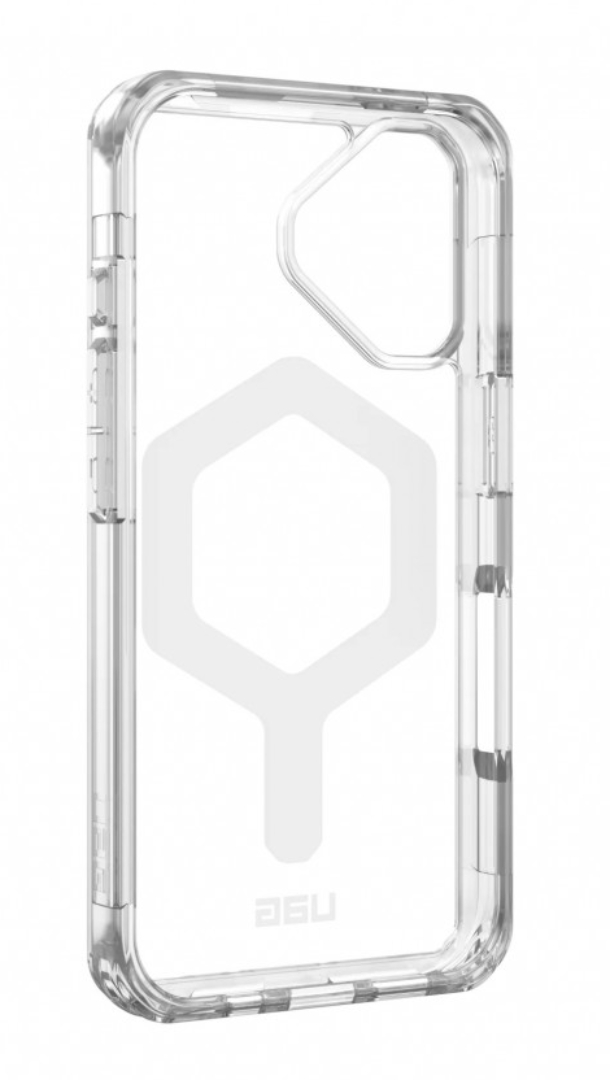 Чехол с поддержкой MAGSAFE Uag Plyo для iPhone 16, Прозрачный/Белый