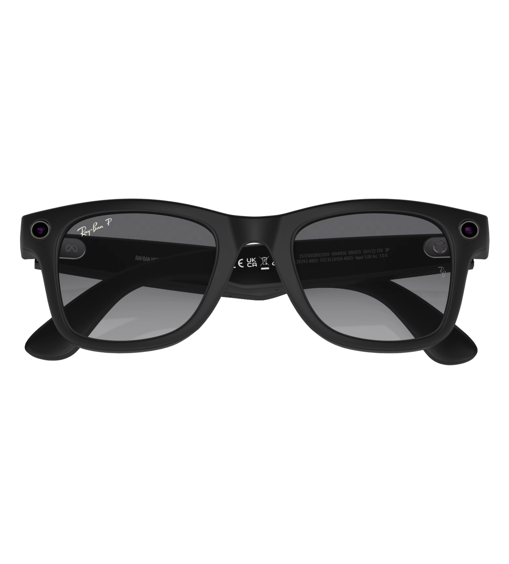 Умные очки RayBan Wayfarer RW4006 Matte Black/Gradient Graphite (150 - 50 Size) в Краснодаре