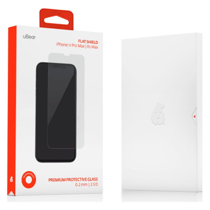 Защитное стекло Ubear 3D Full Screen для Apple iPhone 11 Pro Max / XS Max, Черная рамка