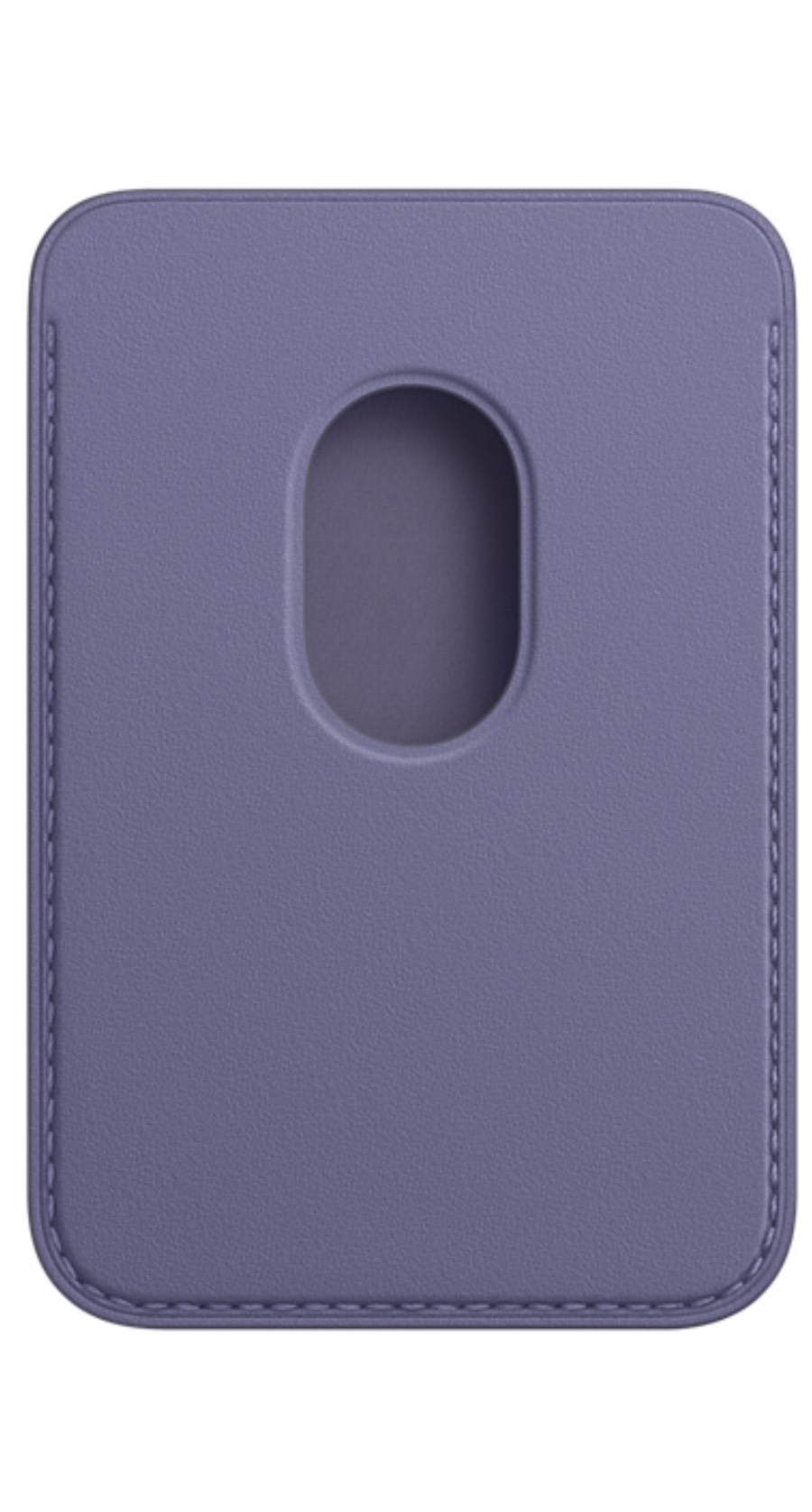 Кожаный бумажник Apple c магнитным замком для iPhone, Сиреневая Глициния