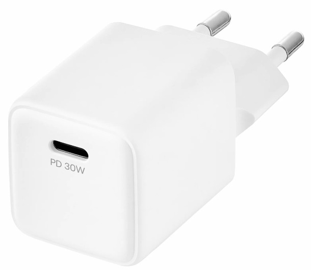uBear Wall Charger Bridge USB-C, 30W, Белый