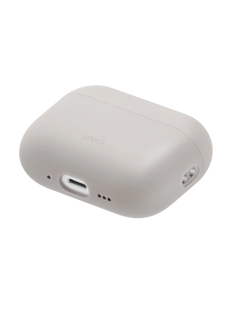 Чехол Uniq для Airpods Pro 3 LINO Liquid silicone with handstrap Ivory, Бежевый