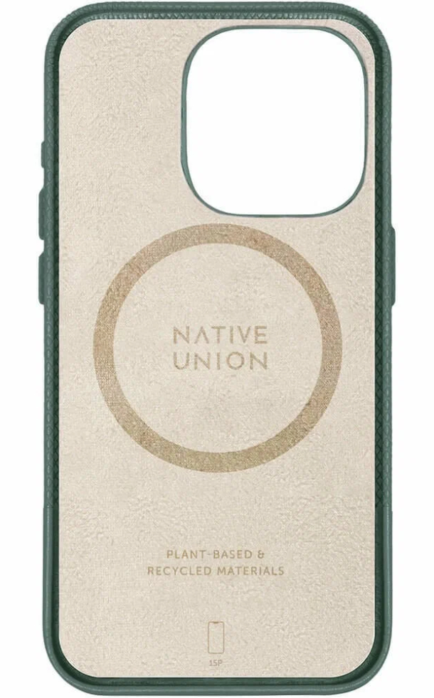 Чехол Native Union (Re)Classic Case для iPhone 15 Pro Max, Зеленый