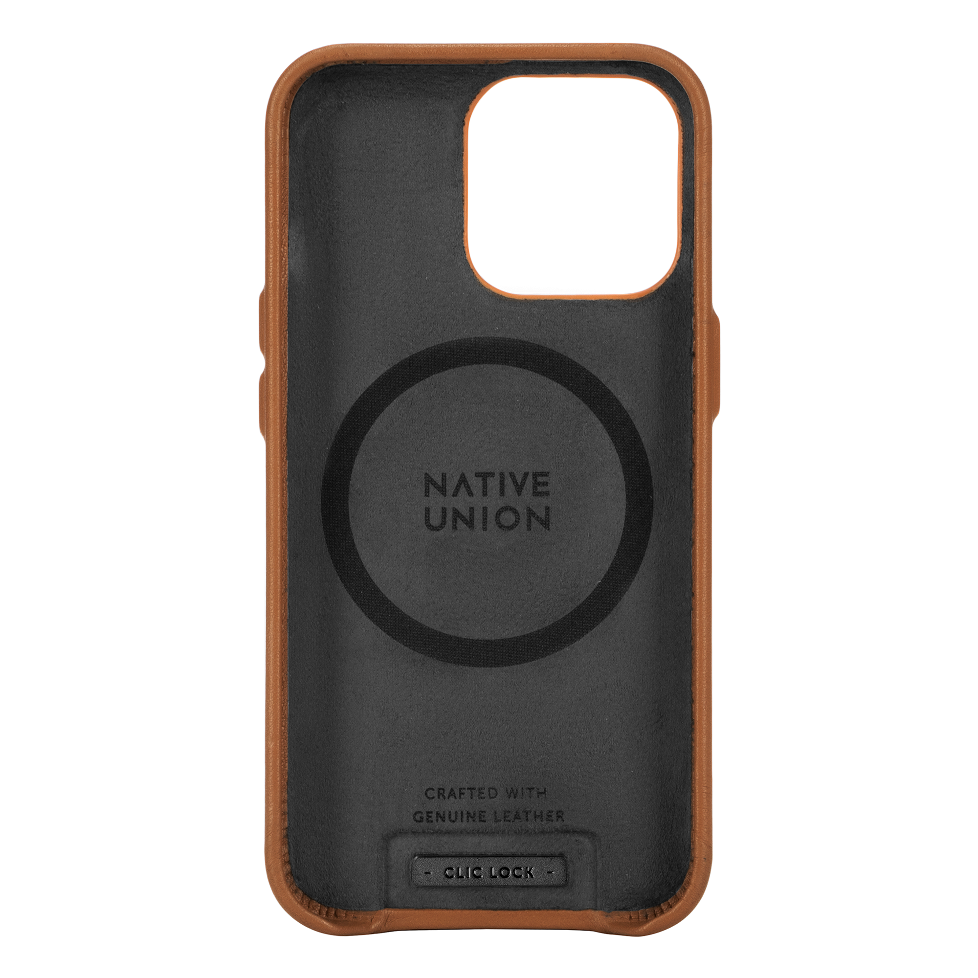 Чехол Native Union Clic Classic MagSafe для iPhone 13 Pro Max, Коричневый