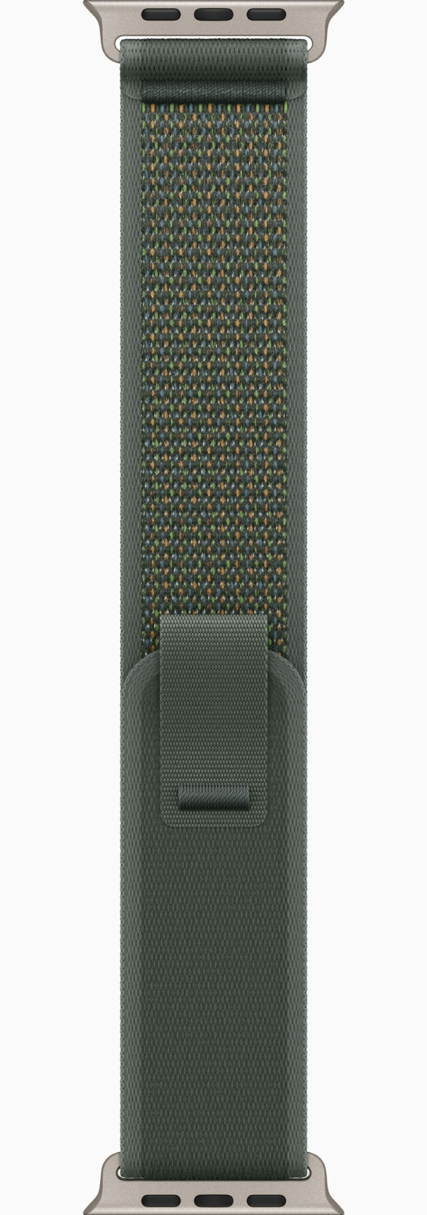 Apple Watch Ultra 2, 2024, GPS, 49 мм, корпус из бежевого титана, ремешок Trail зеленого цвета