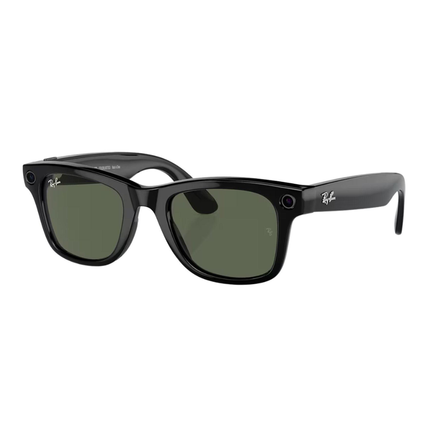 RayBan Meta Wayfarer, 150 - 52 размер, Блестящий черный/зеленый, RW4010 в Краснодаре