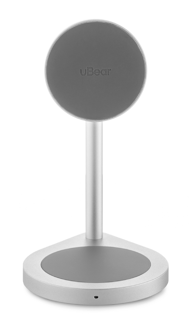 Magnetic wireless charger Stage 2в1, Серый