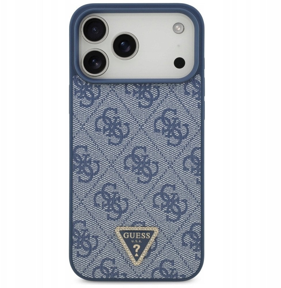 Чехол Guess iPhone 17 Pro Max, MagSafe, Синий