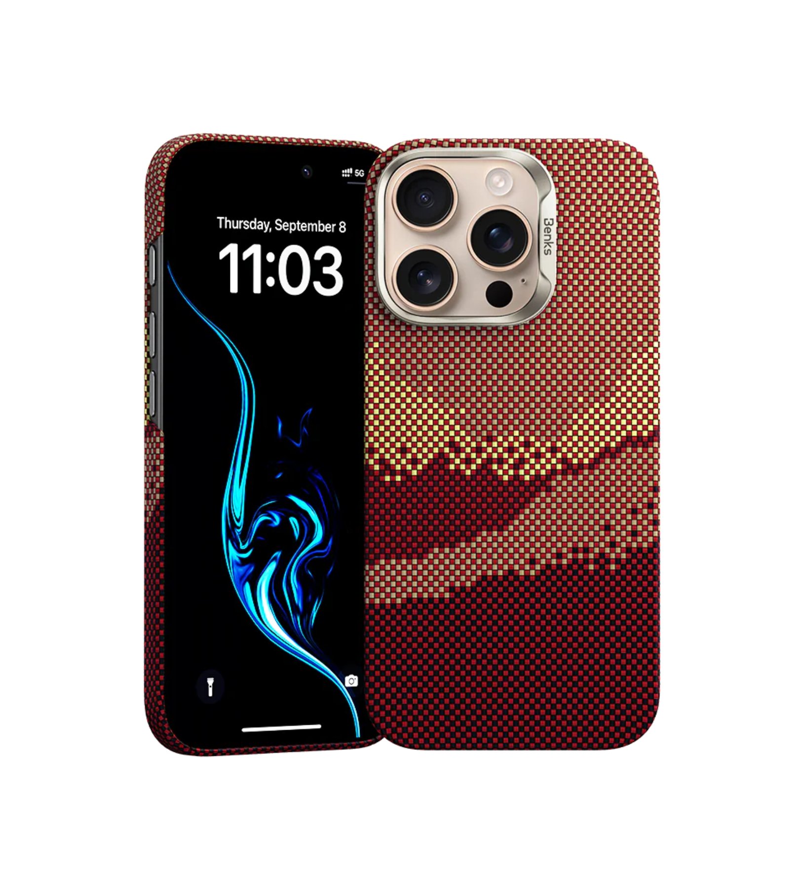 Чехол Benks GoldenTide C1 Phone для iPhone 16 Pro Max, Золотистый