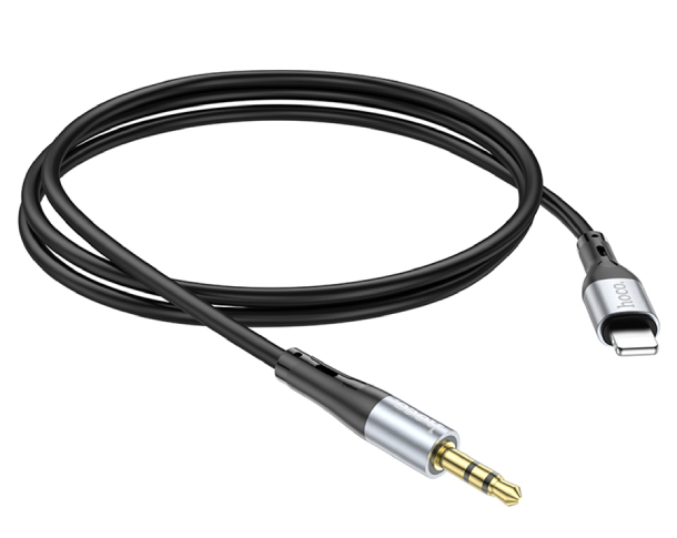 Hoco UPA22 3.5mm to Lightning 1м, Черный