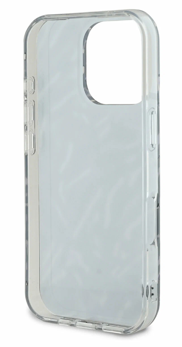 Чехол Lagerfeld для iPhone 16 Pro Max, PC/TPU Pth + Nylon Hand cord, Фиолетовый