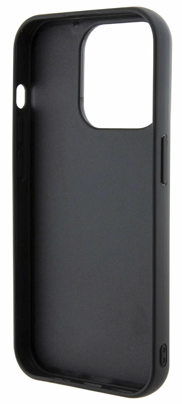 Чехол Lagerfeld для iPhone 15 Pro, 3D Rubber Multi Logo Hard, Черный