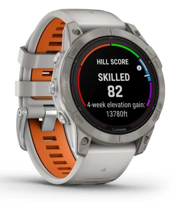 Garmin Fenix 7S Pro Сапфир Solar, Серый Карбон