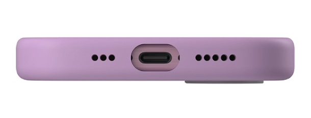 Чехол Uniq для iPhone 16 LINO Magsafe, Виноградно-розовый