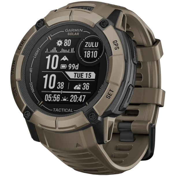 Garmin Instinct 2x Solar, Тактические Кайот-тан
