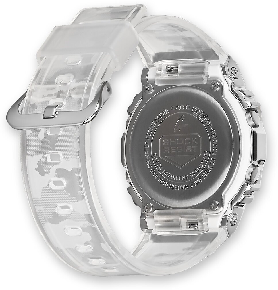 CASIO G-Shock GM-5600SCM-1D, Серебряные