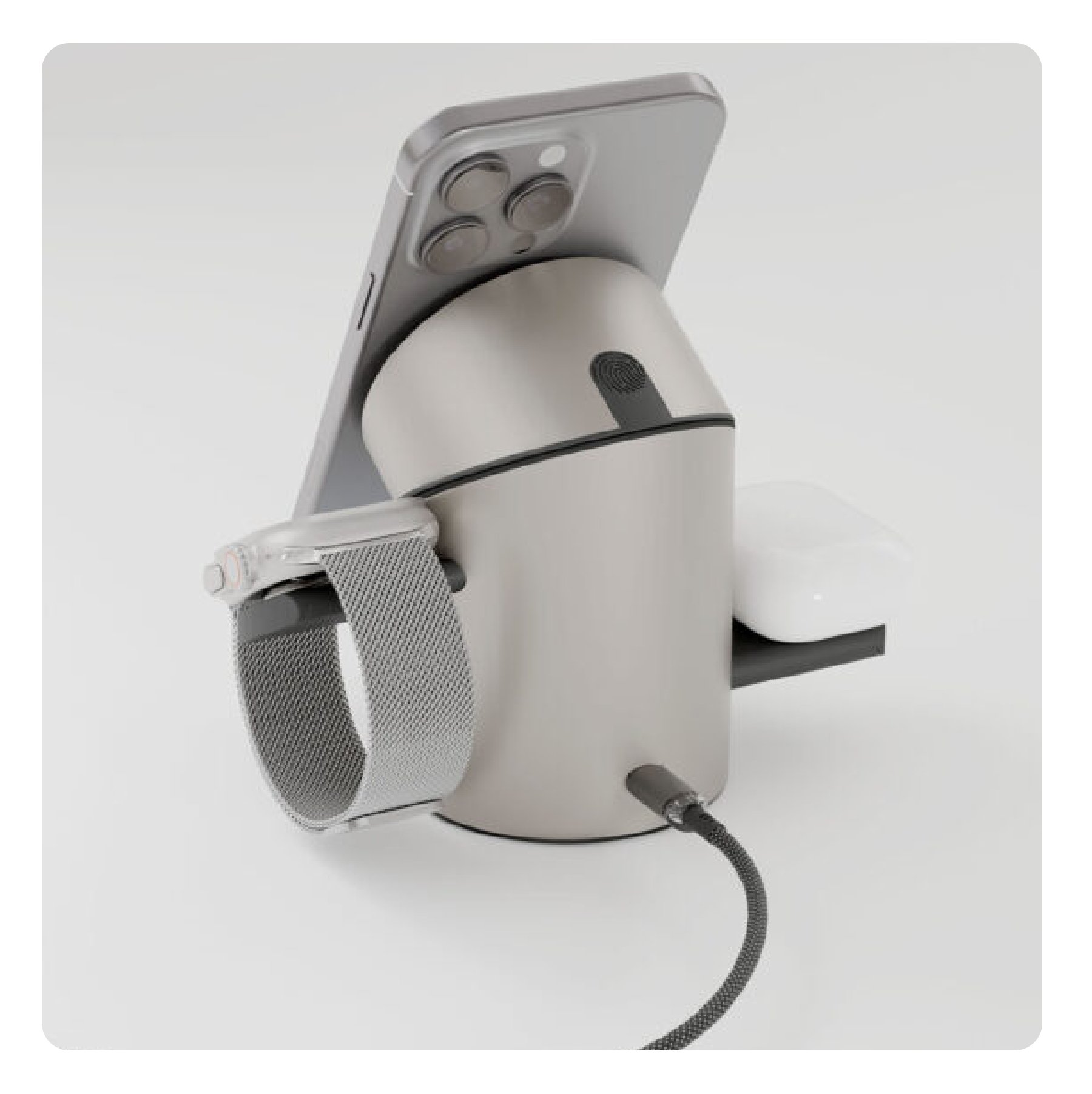 VLP Tower Power 3 in 1 для Apple, натуральный титан