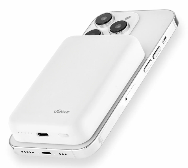 Power Bank VLP Dual Magsafe PowerBank USB-C, 5000 мА·ч, Белый