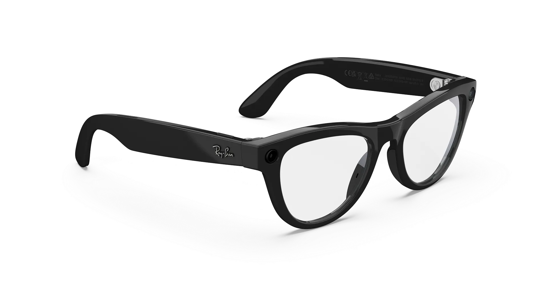 Умные очки Ray Ban Skyler (Gen 2) RW4014 Shiny Black/Clear (150 - 52мм) в Краснодаре