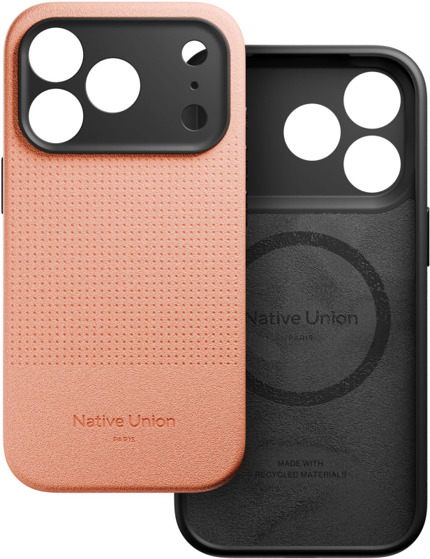 Чехол Native Union Active Case MagSafe для iPhone 17 Pro Max, Персиковый